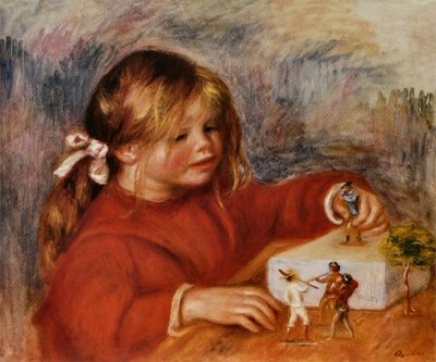 Coco Playing by Pierre Auguste Renoir